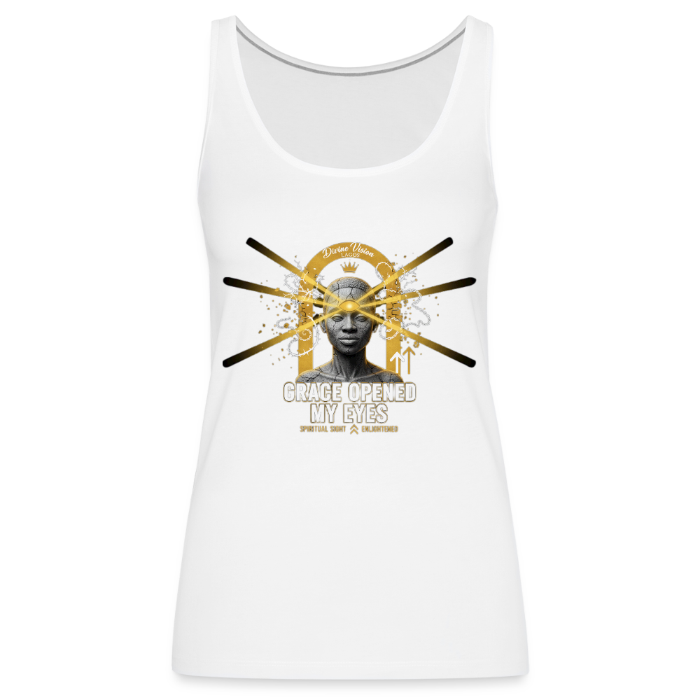 CR - Women's Premium Tank Top - Grace Opened My Eyes shop the vibe at chullosrepublic.com