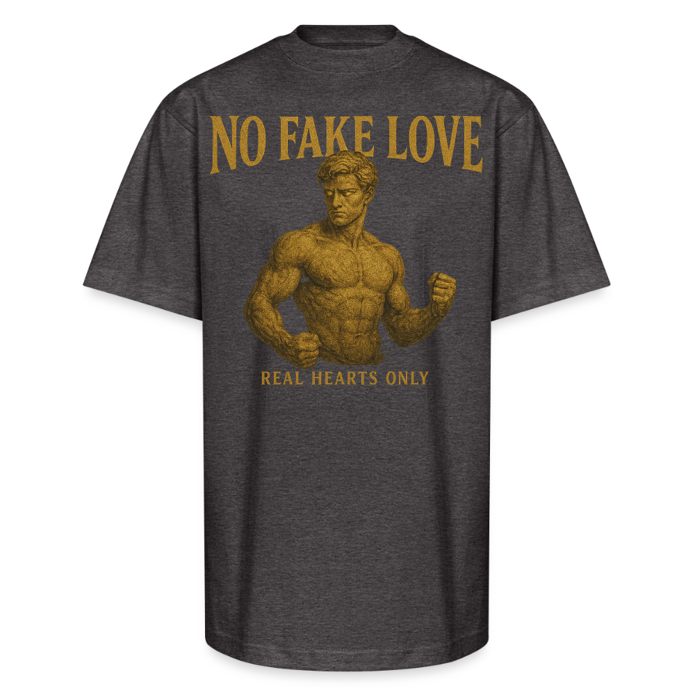 CR - No Fake Love - Real Hearts Only | Unisex Oversized HQ T-Shirt shop the vibe at chullosrepublic.com