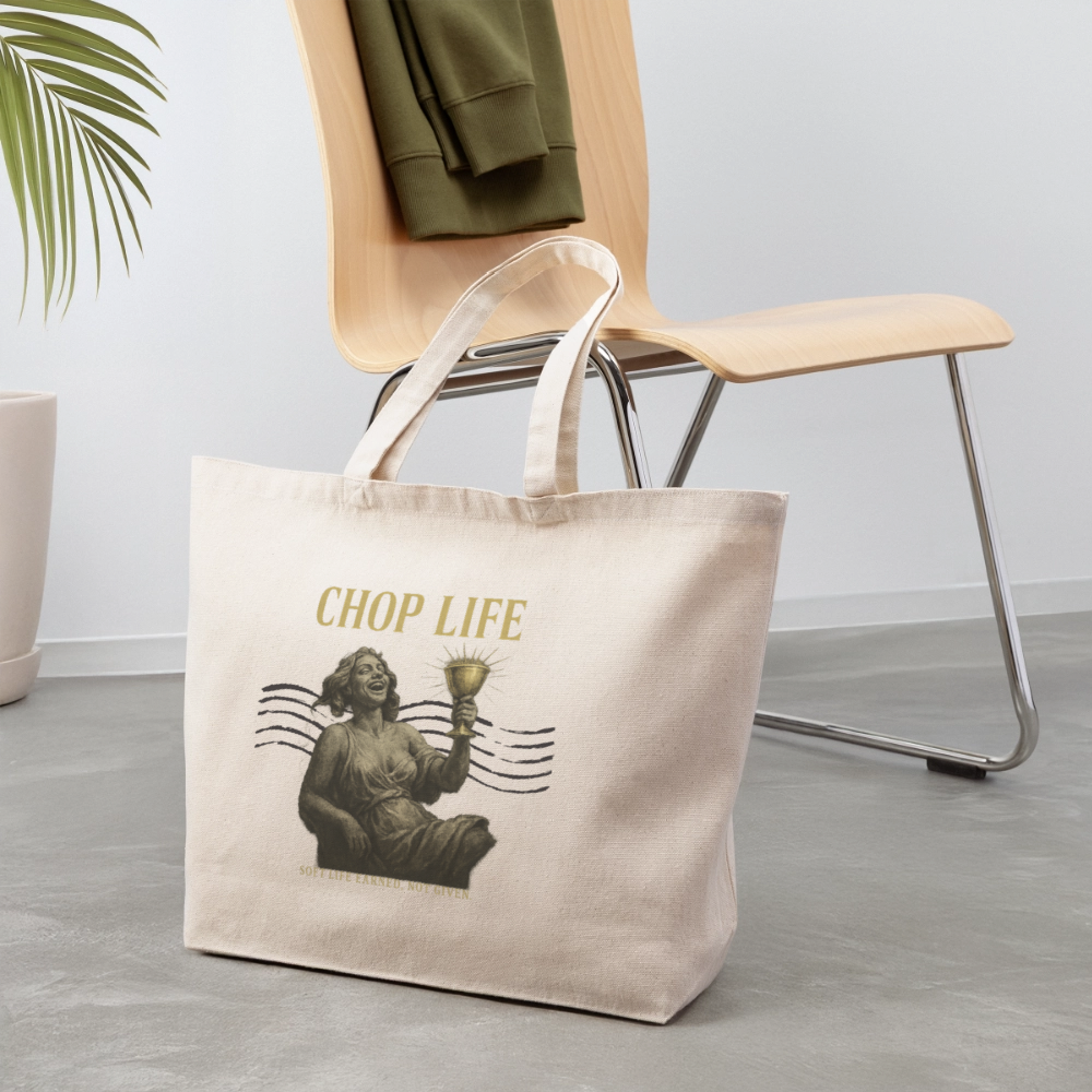 CR - Chop Life | Eco-Friendly Cotton Tote shop the vibe at chullosrepublic.com
