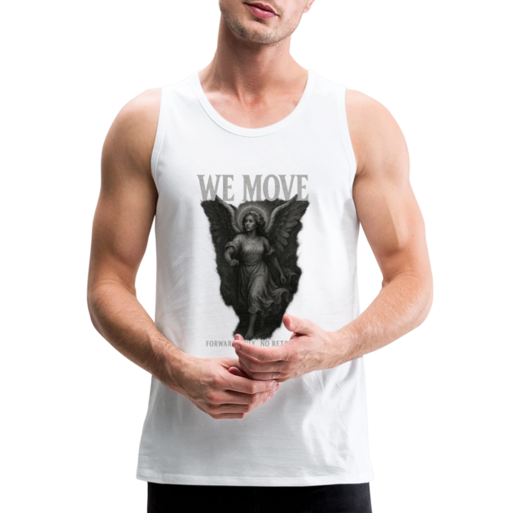 CR - Men's Premium Tank Top - WE MOVE | Forward Only. No Retreat shop the vibe at chullosrepublic.com