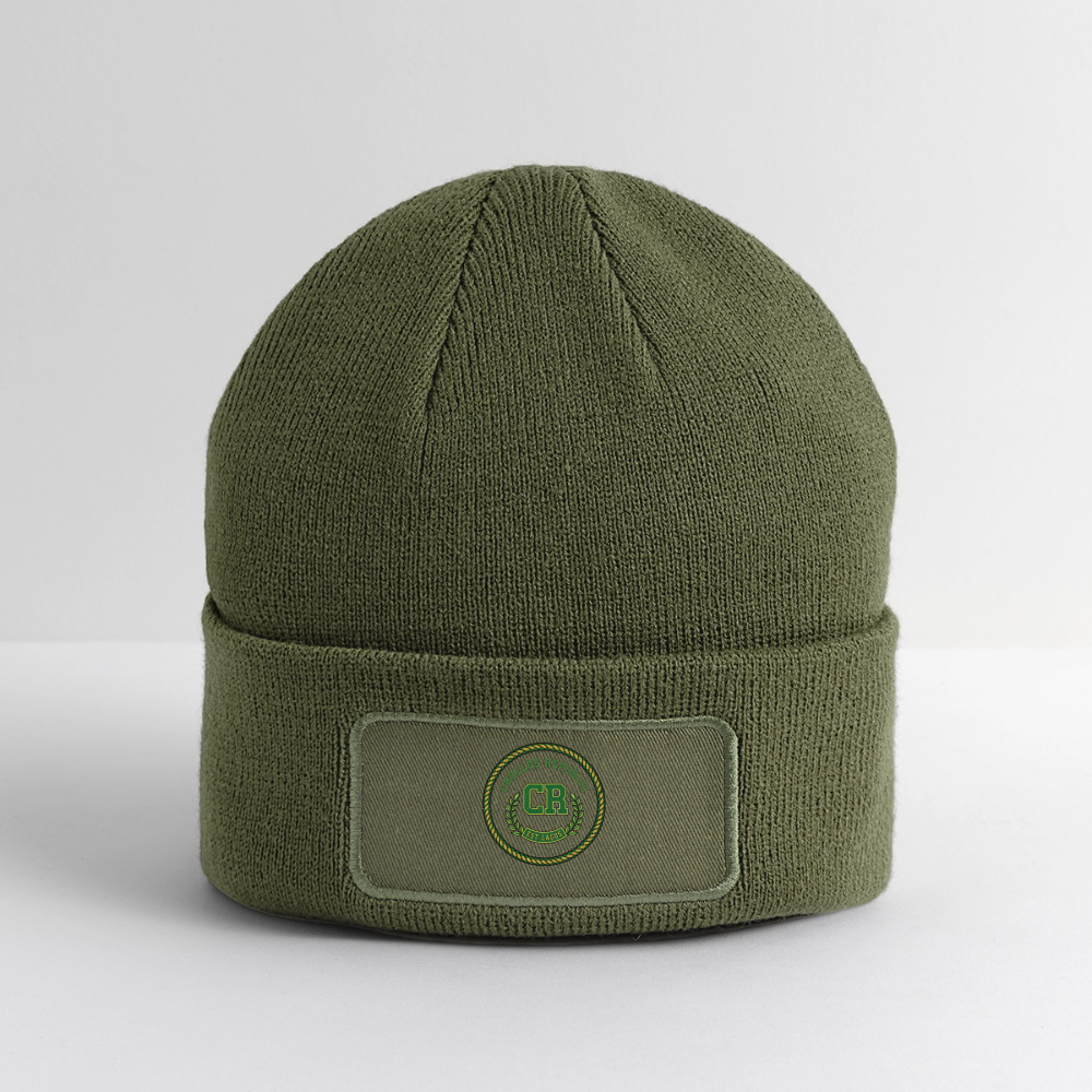 Patch Signature Beanie - olive