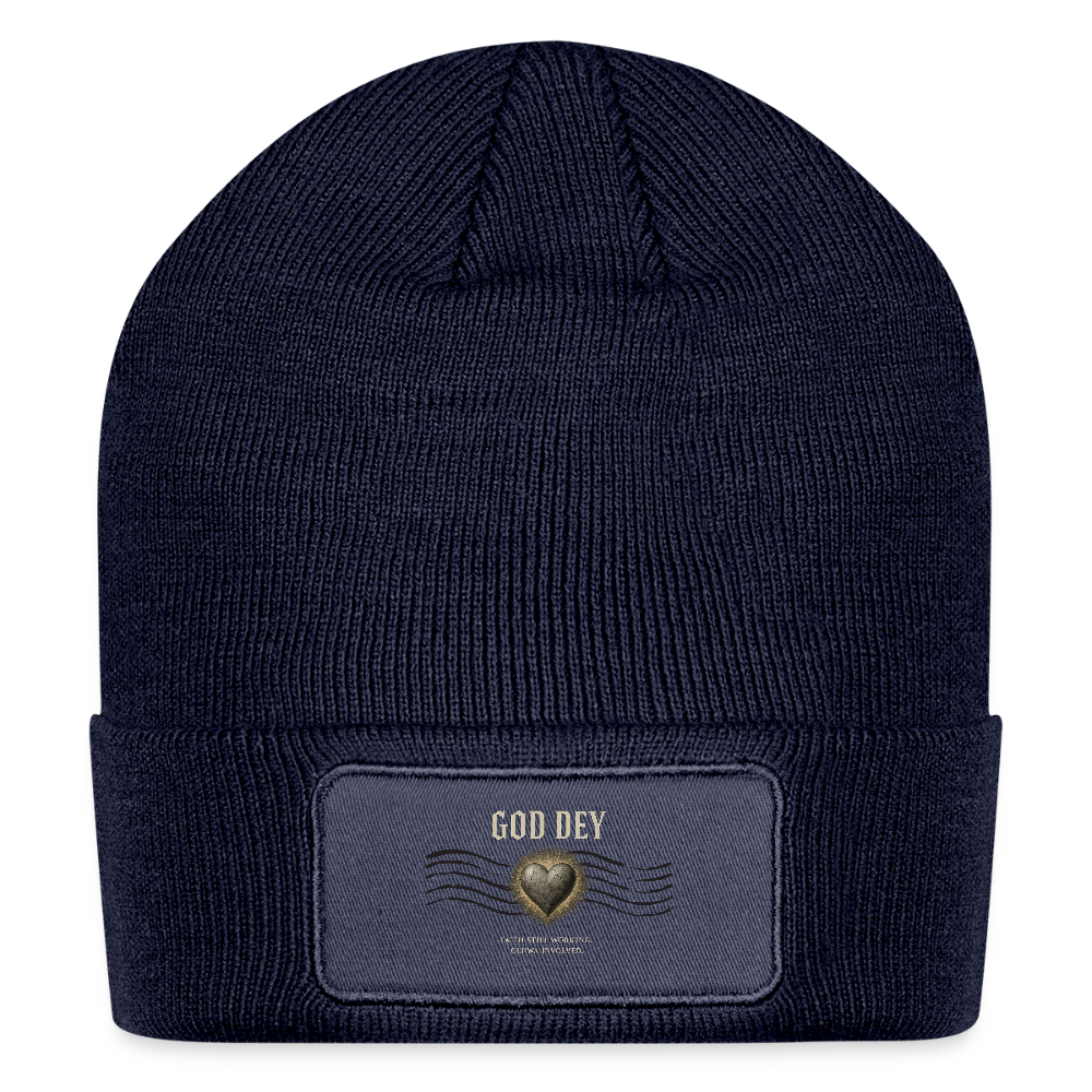 CR - God Dey - Active Faith | Patch Beanie shop the vibe at chullosrepublic.com
