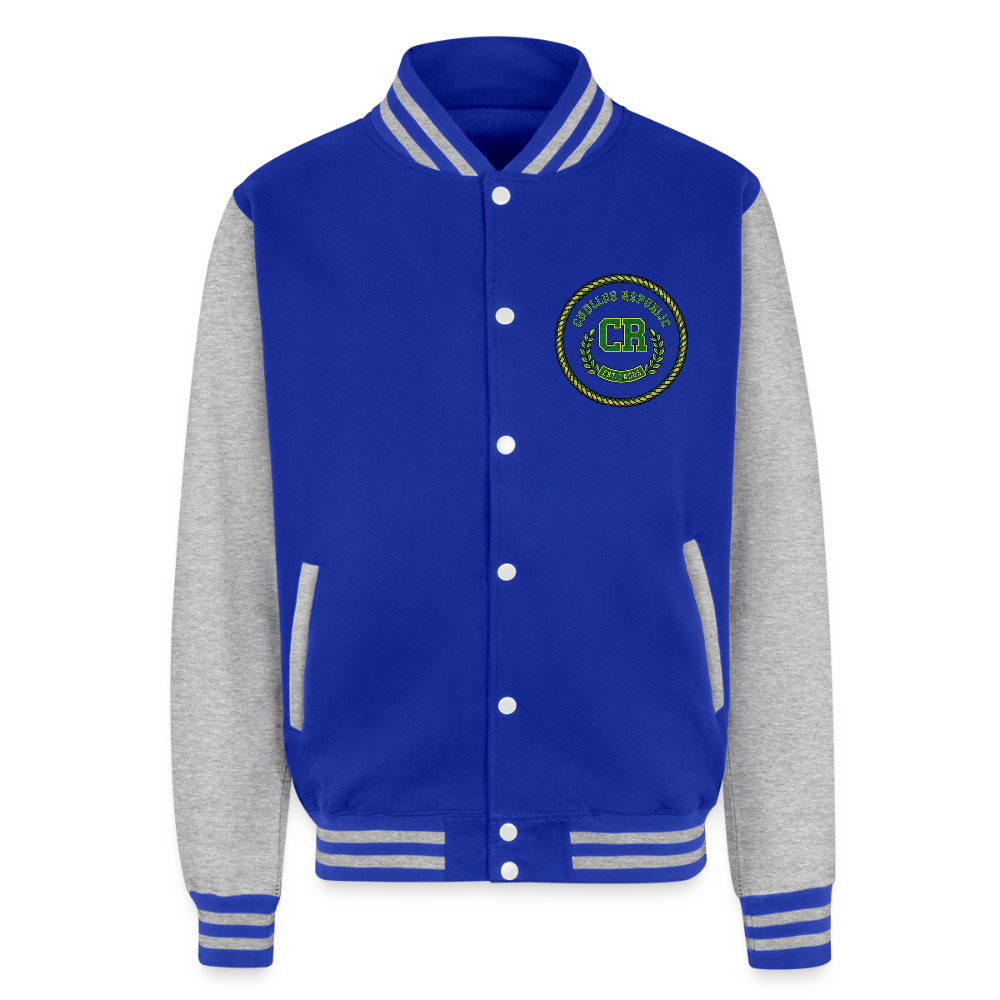 I'm Active | Unisex College Sweat Jacket - royal/heather grey