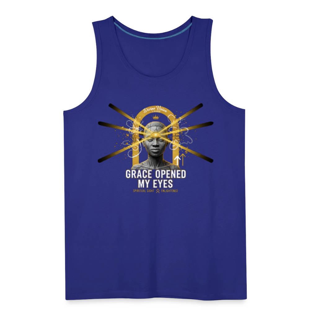 CR - Men's Premium Tank Top - Grace Opened My Eyes shop the vibe at chullosrepublic.com