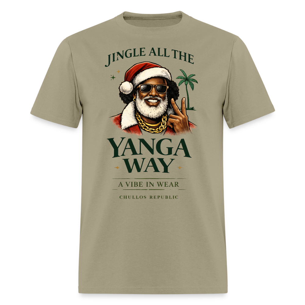 Christmas Yanga way | Men's T-Shirt - khaki