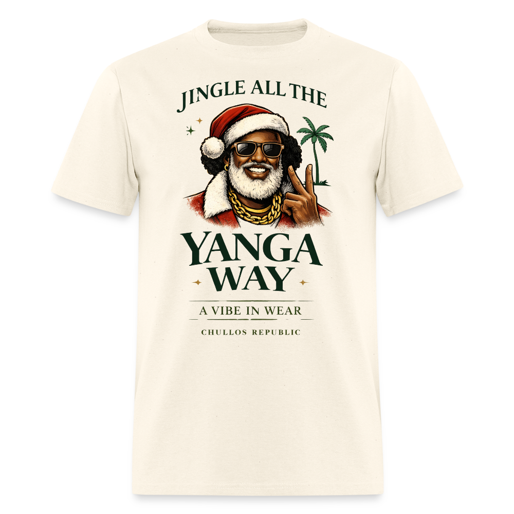 Christmas Yanga way | Men's T-Shirt - sweet cream heather