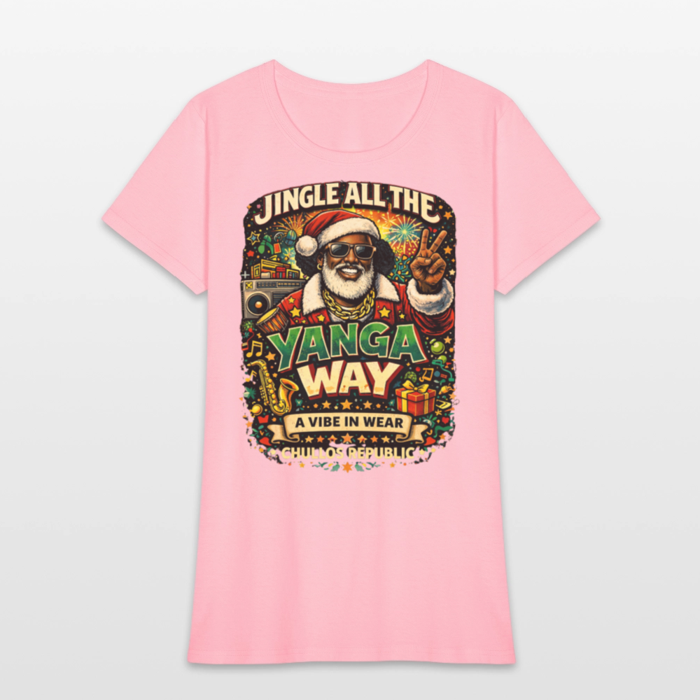 Jingle All The Yanga Way | Women's T-Shirt - pink