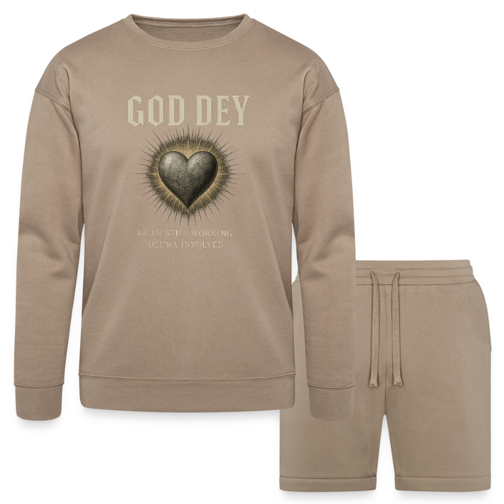God Dey Unisex Sweatshirt & Short Set shop the vibe at chullosrepublic.com