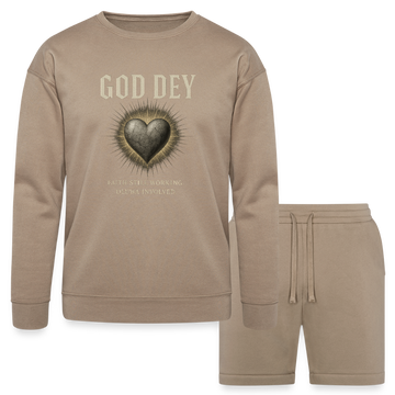 God Dey Unisex Sweatshirt & Short Set shop the vibe at chullosrepublic.com