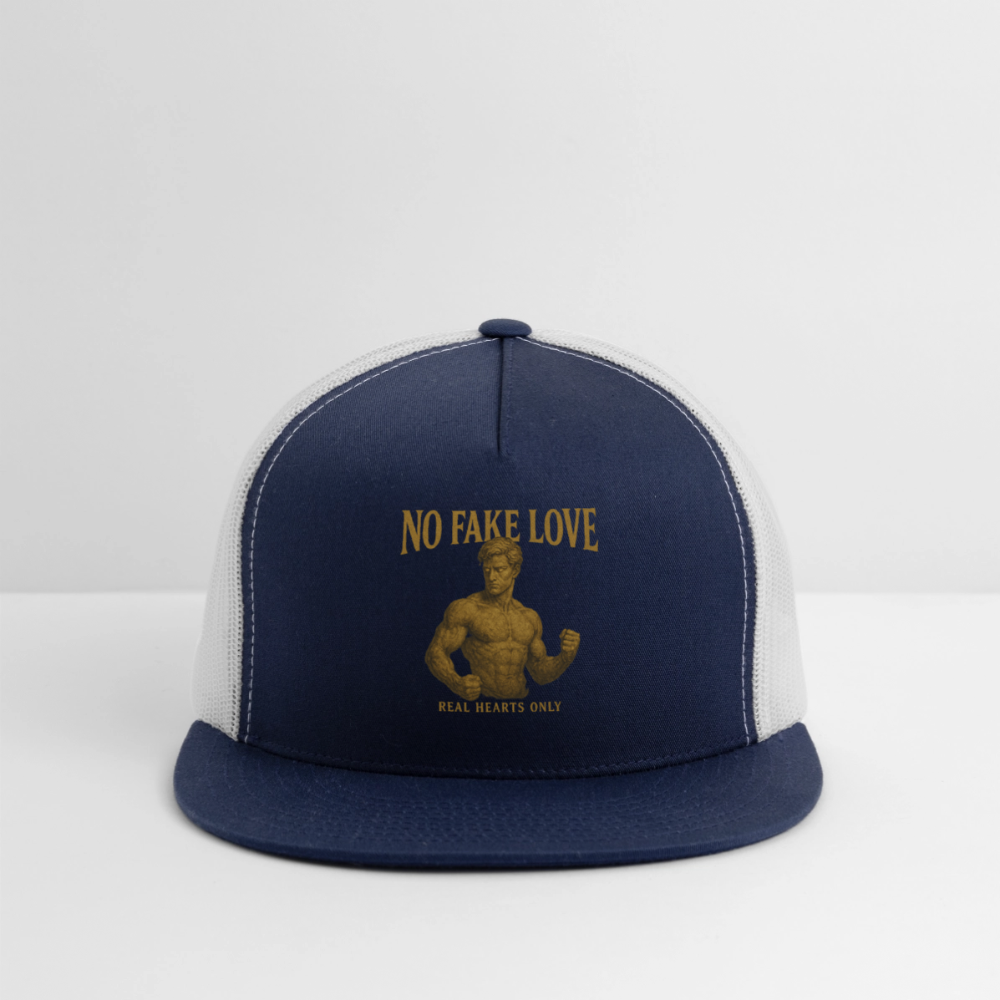 CR - No Fake Love - Real Hearts Only | Trucker Hat shop the vibe at chullosrepublic.com