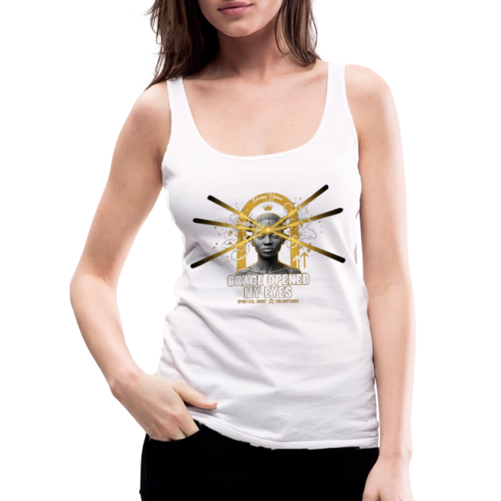 CR - Women's Premium Tank Top - Grace Opened My Eyes shop the vibe at chullosrepublic.com