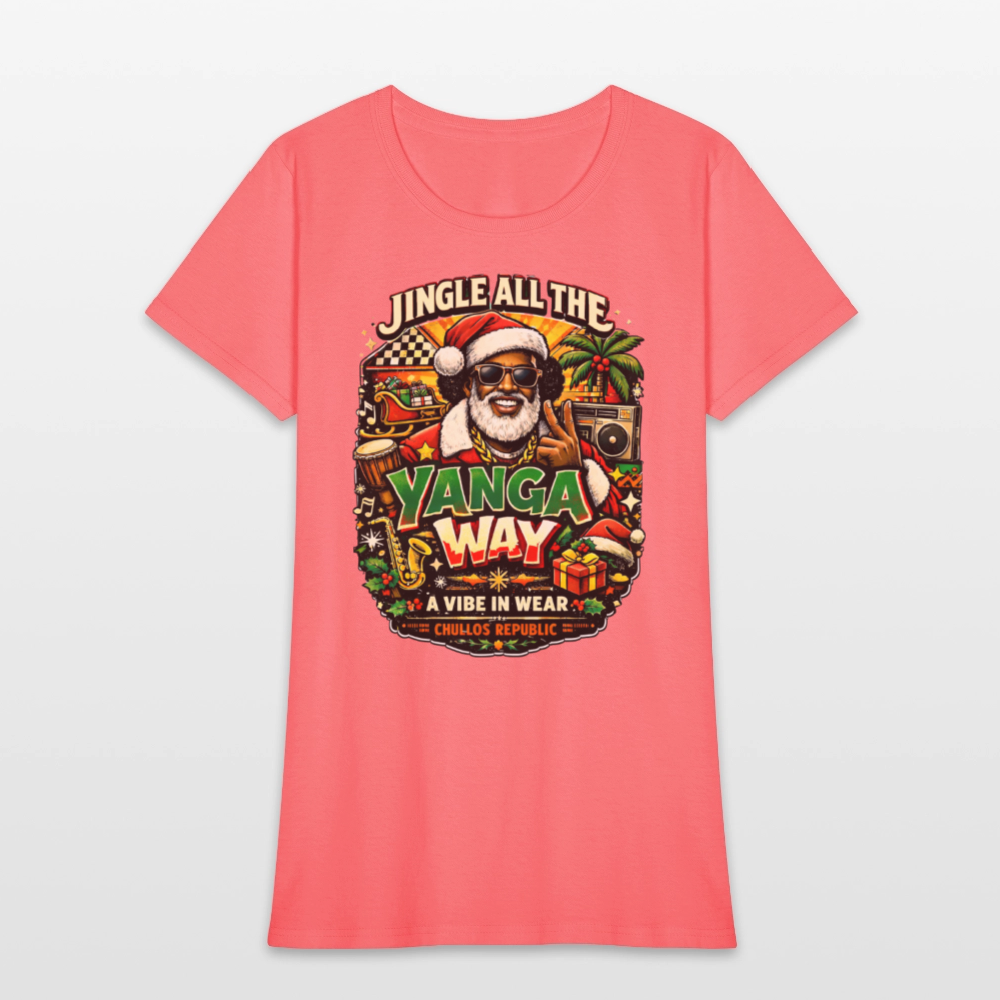 Christmas Yanga | Women's T-Shirt - coral