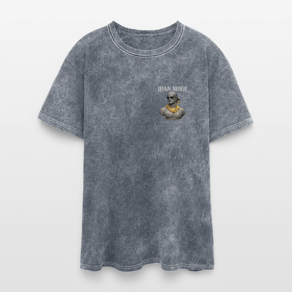 "IDAN MODE" VINTAGE MINERAL WASH T-SHIRT - mineral grey