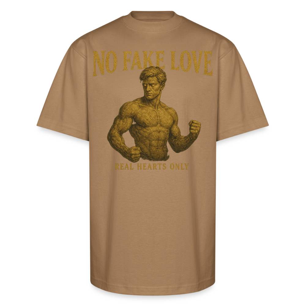 CR - No Fake Love - Real Hearts Only | Unisex Oversized HQ T-Shirt shop the vibe at chullosrepublic.com