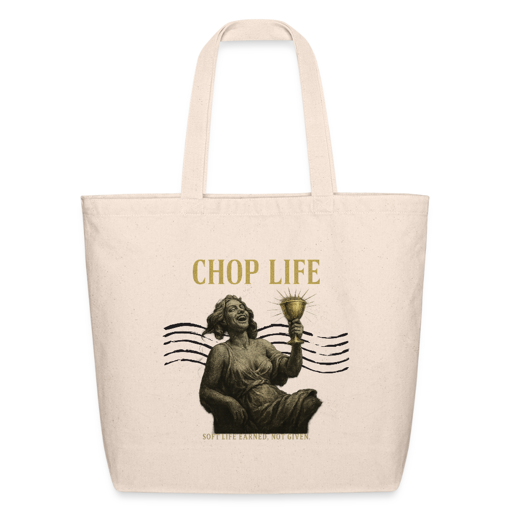 CR - Chop Life | Eco-Friendly Cotton Tote shop the vibe at chullosrepublic.com