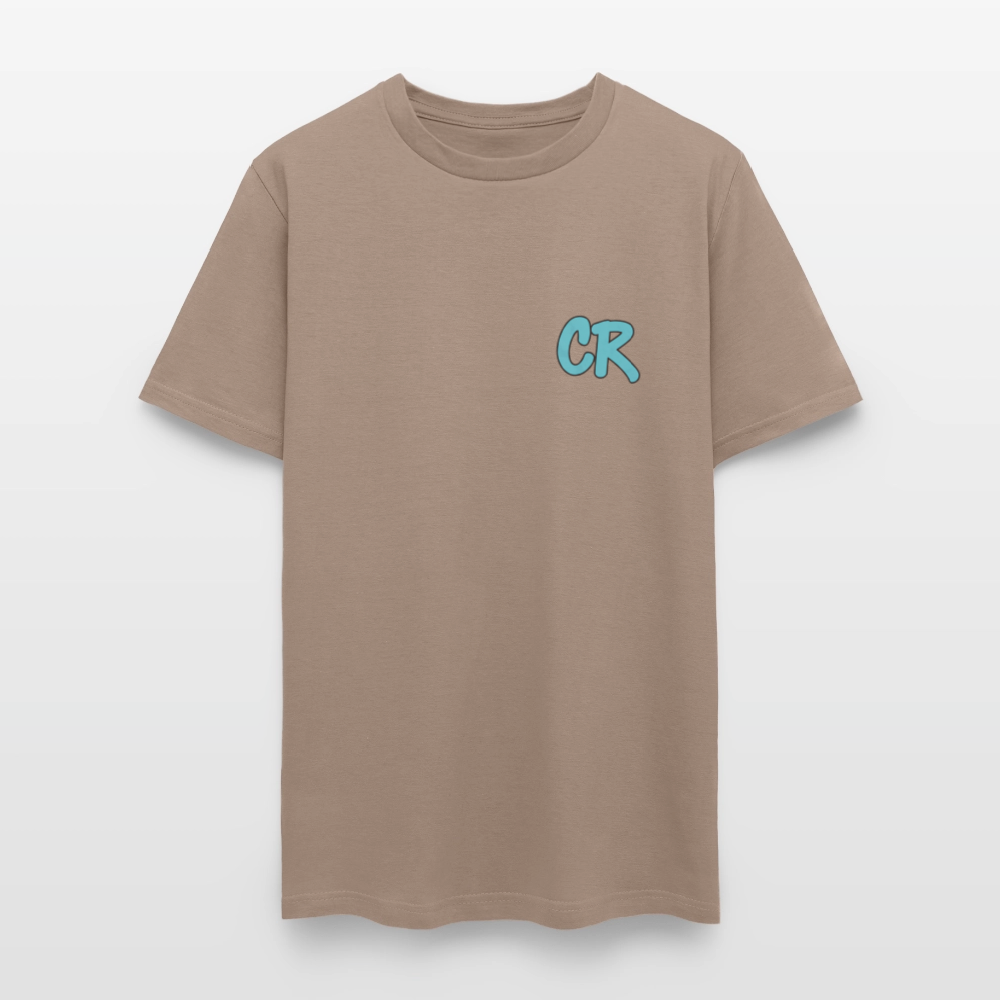 Men's T-Shirt | CHOP LIFE Back Print - safari