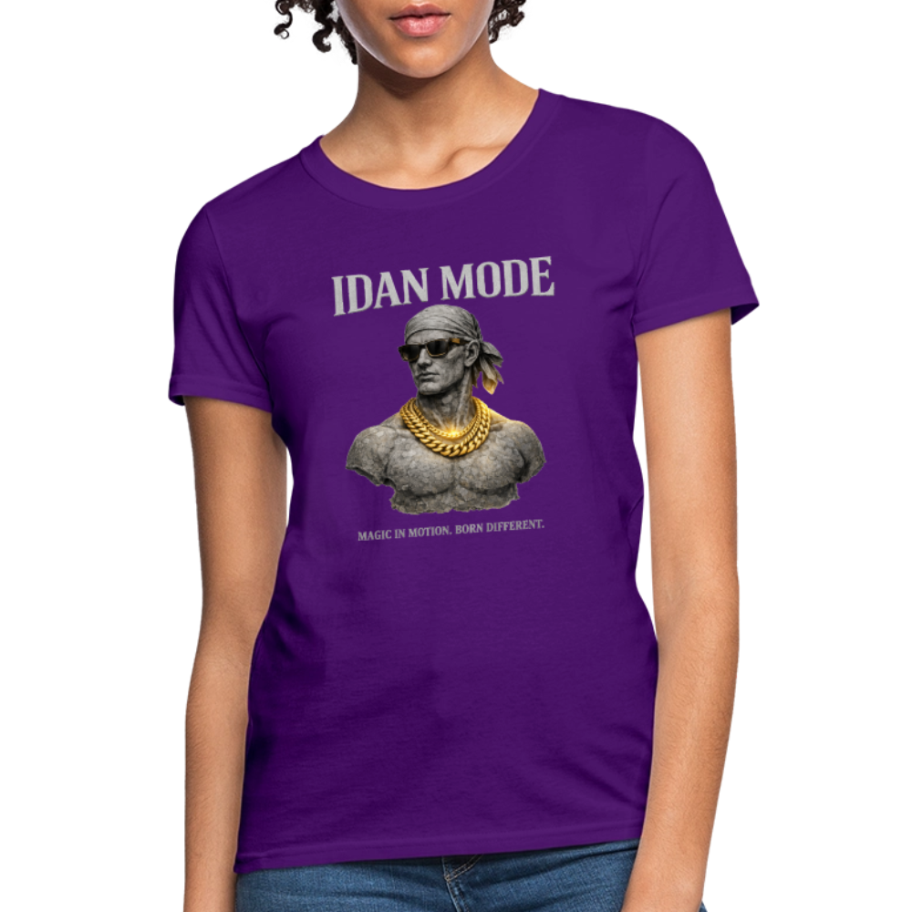 IDAN Mode - Women's T-Shirt | Lagos Streetwear - purple