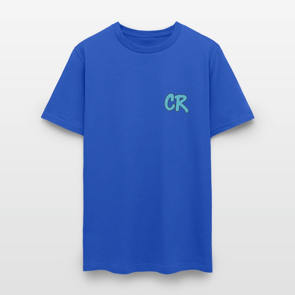 Men's T-Shirt | IDAN MODE Back Print - royal blue