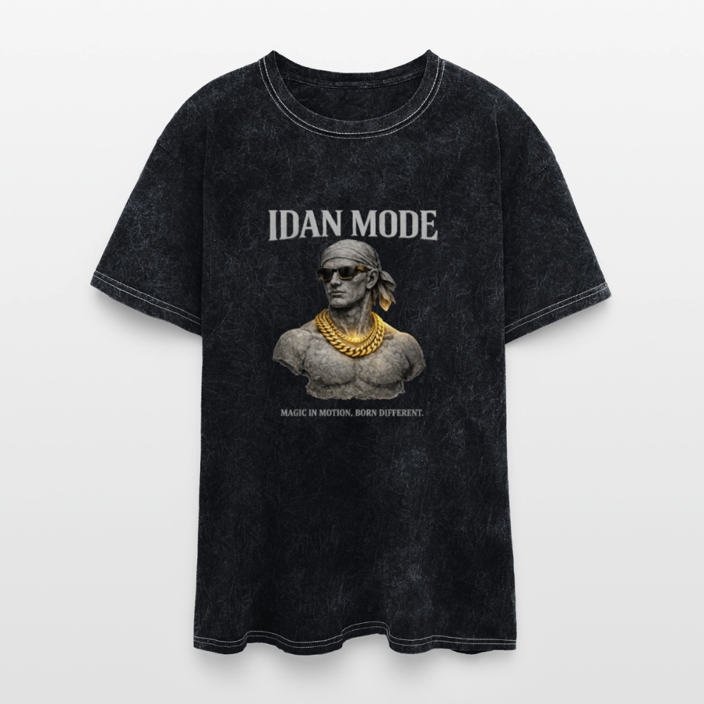 IDAN MODE MINERAL WASH VINTAGE TEE // FC-BF - mineral black