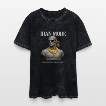 IDAN MODE MINERAL WASH VINTAGE TEE // FC-BF - mineral black