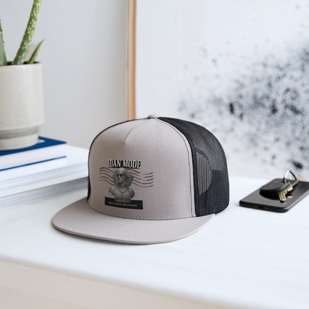 IDAN MODE Trucker Cap – Lagos Streetwear - gray/black