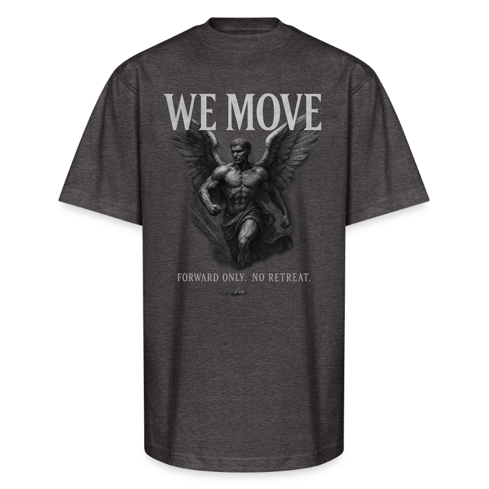 CR - We Move - Forward Only | Male Angel - Unisex Oversized Heavyweight T-Shirt shop the vibe at chullosrepublic.com