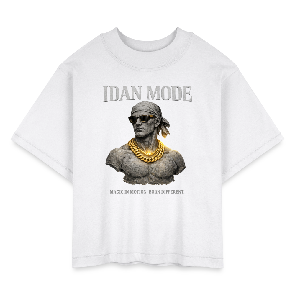IDAN MODE | Women's Boxy Tee - white