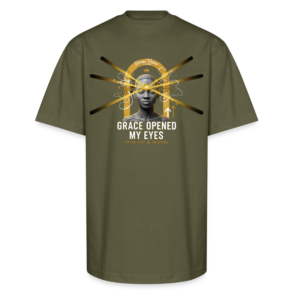 CR -  Grace opened my eyes | Unisex Oversized Heavyweight T-Shirt shop the vibe at chullosrepublic.com