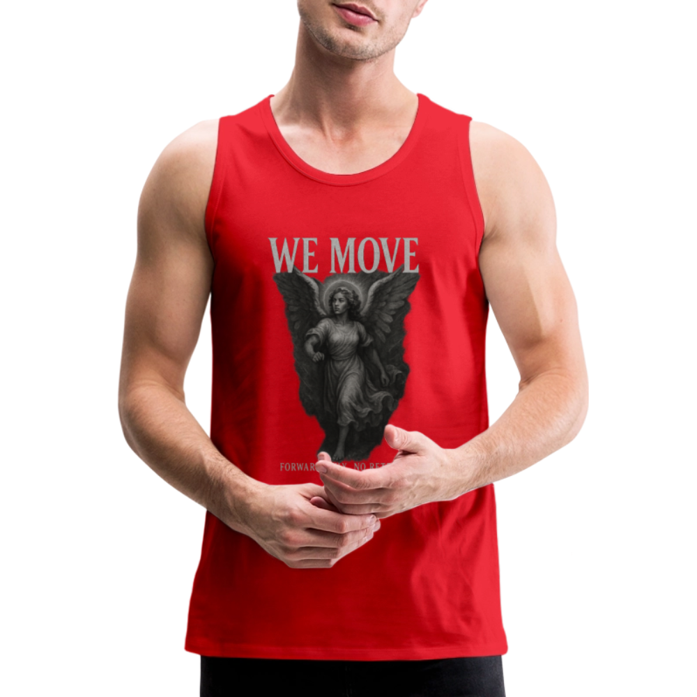 CR - Men's Premium Tank Top - WE MOVE | Forward Only. No Retreat shop the vibe at chullosrepublic.com