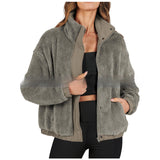 Loose Casual Jacket Soft Plush Warm Jacket