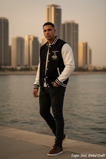 IDAN MODE Letterman Jacket – Latino x Eko Atlantic Editorial